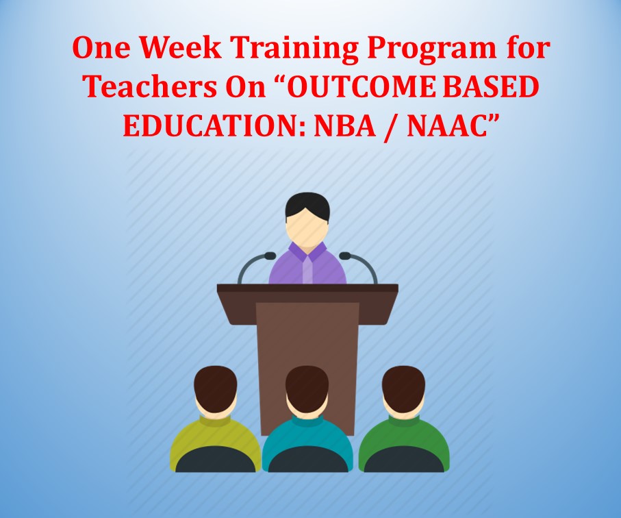 One Week Training Program for Teachers in Govt. Colleges
