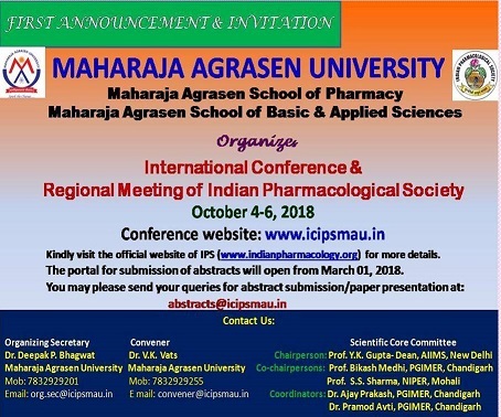 IC & Regional Meeting of Indian Pharmacological Society