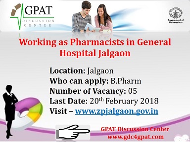 Pharmacists in General Hospital Jalgaon