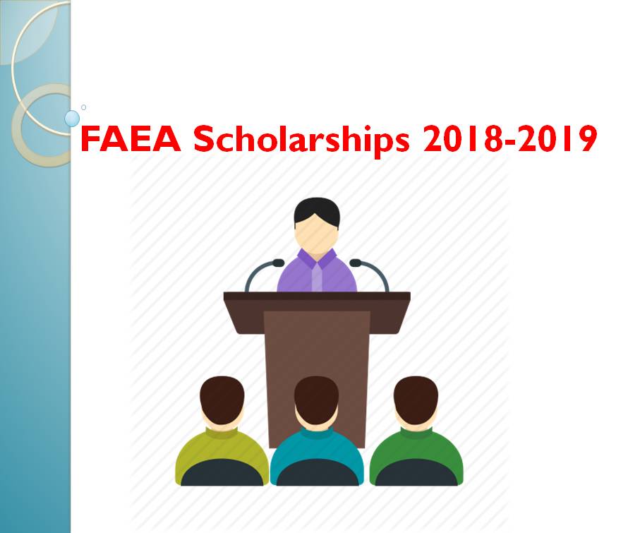 FAEA Scholarships 2018-2019