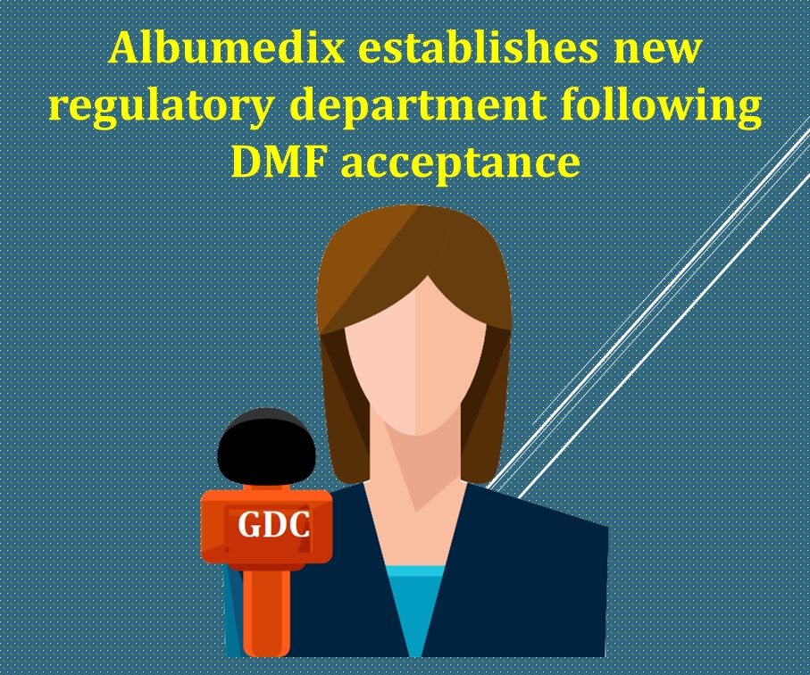 Albumedix establishes new regulatory department following DMF acceptance